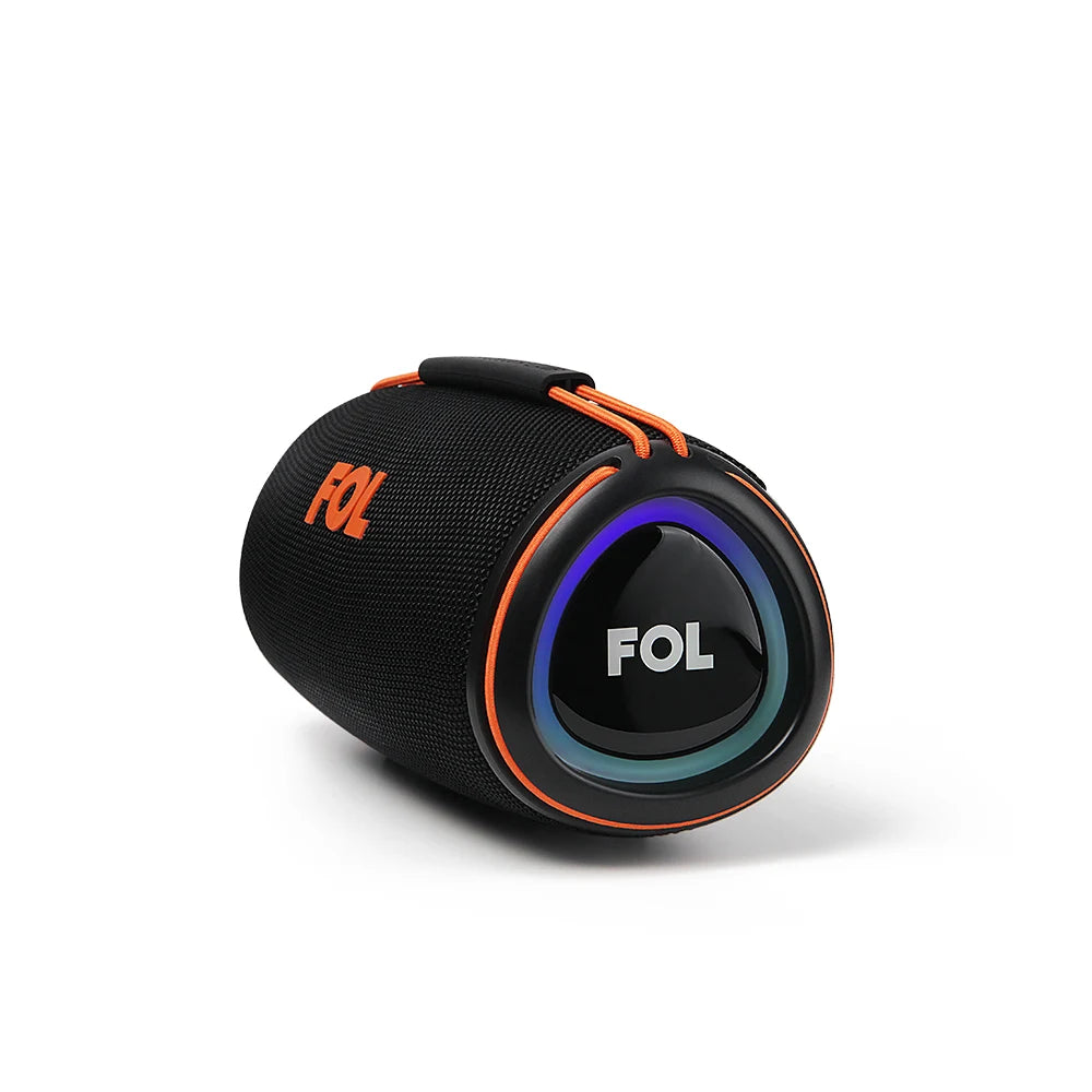 FS-S155 Bocina Bluetooth TWS Recargable de 30W con Luz RGB y Correa Elástica Integrada