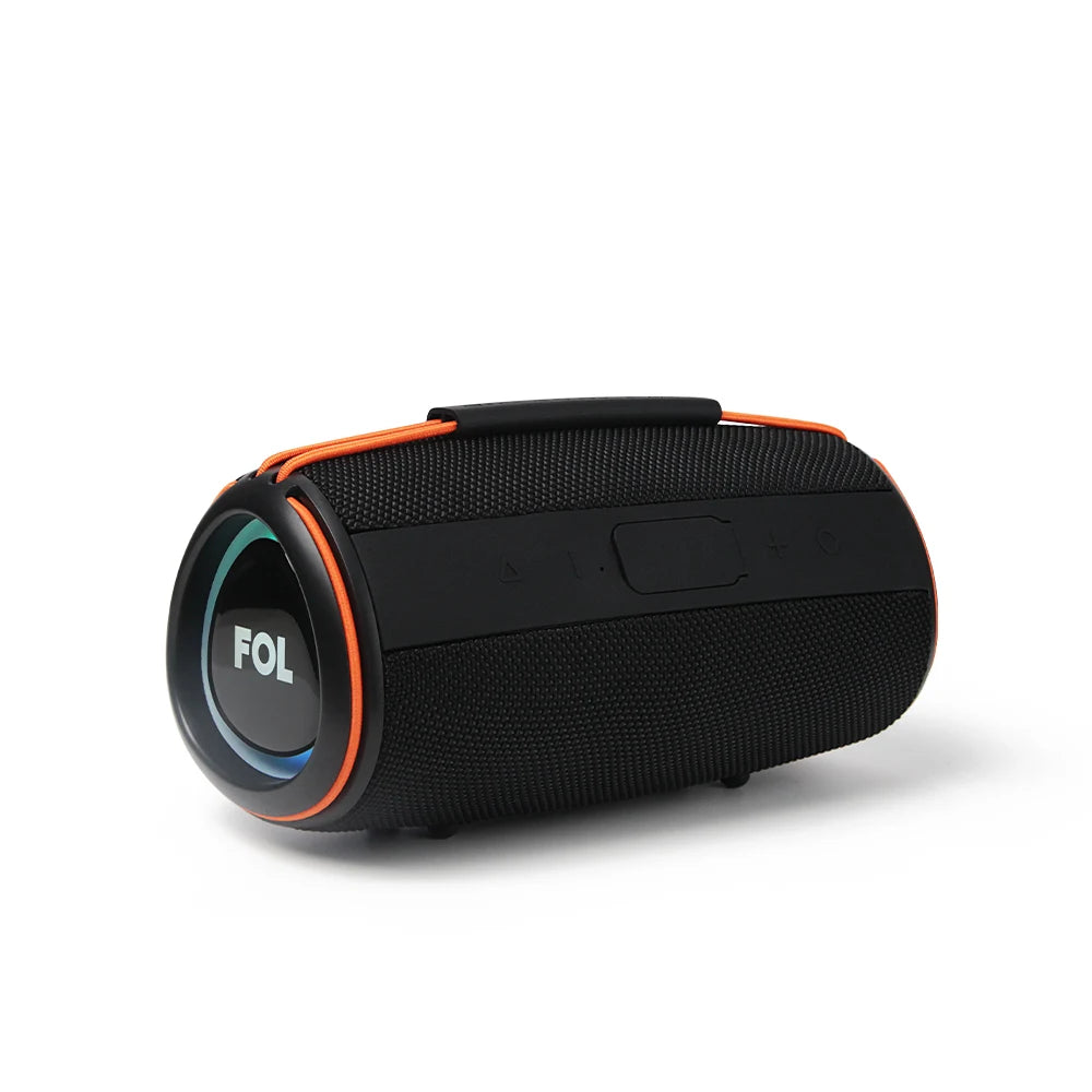 FS-S155 Bocina Bluetooth TWS Recargable de 30W con Luz RGB y Correa Elástica Integrada