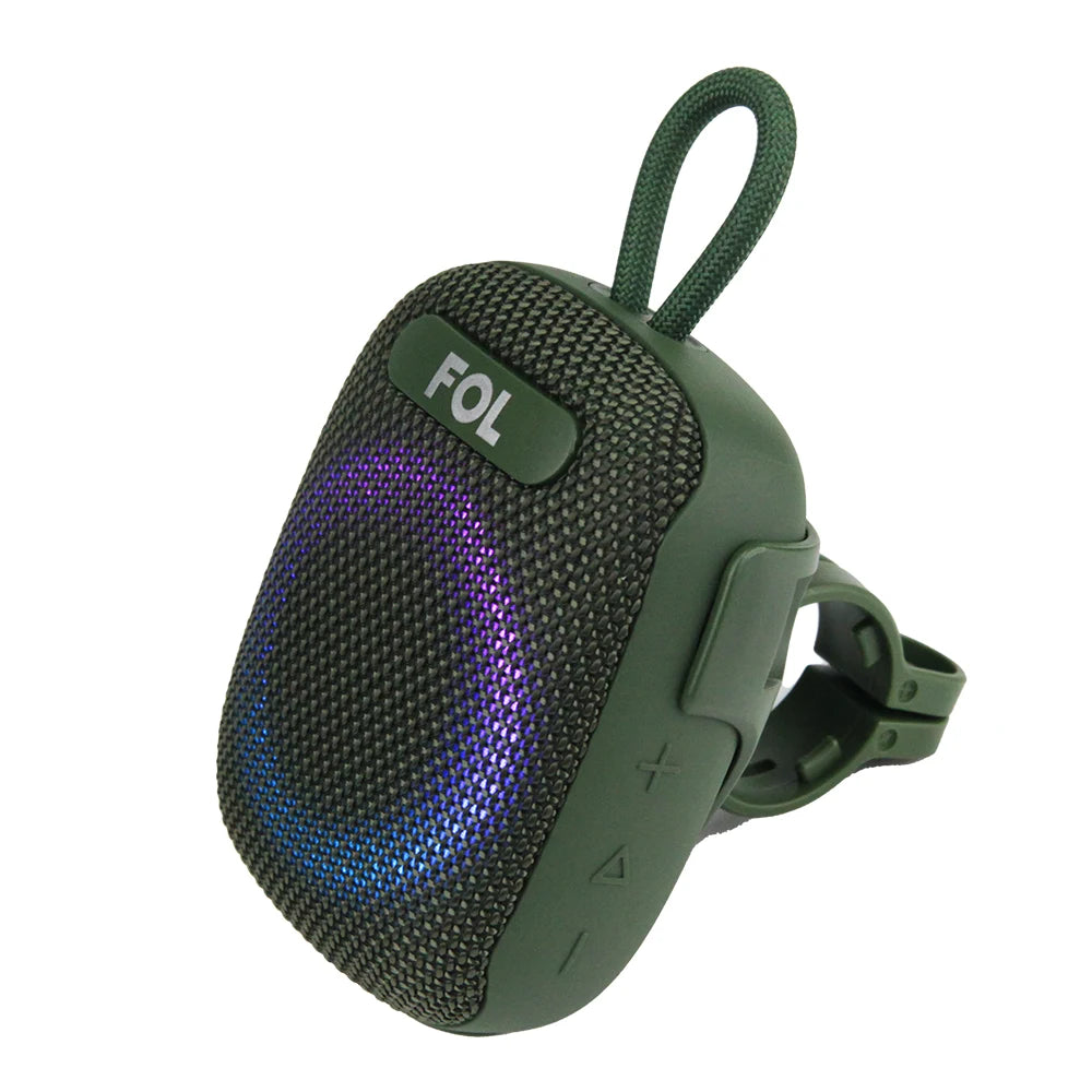 FS-S195 Bocina TWS para Bicicleta con Luz RGB y Protección IPX7