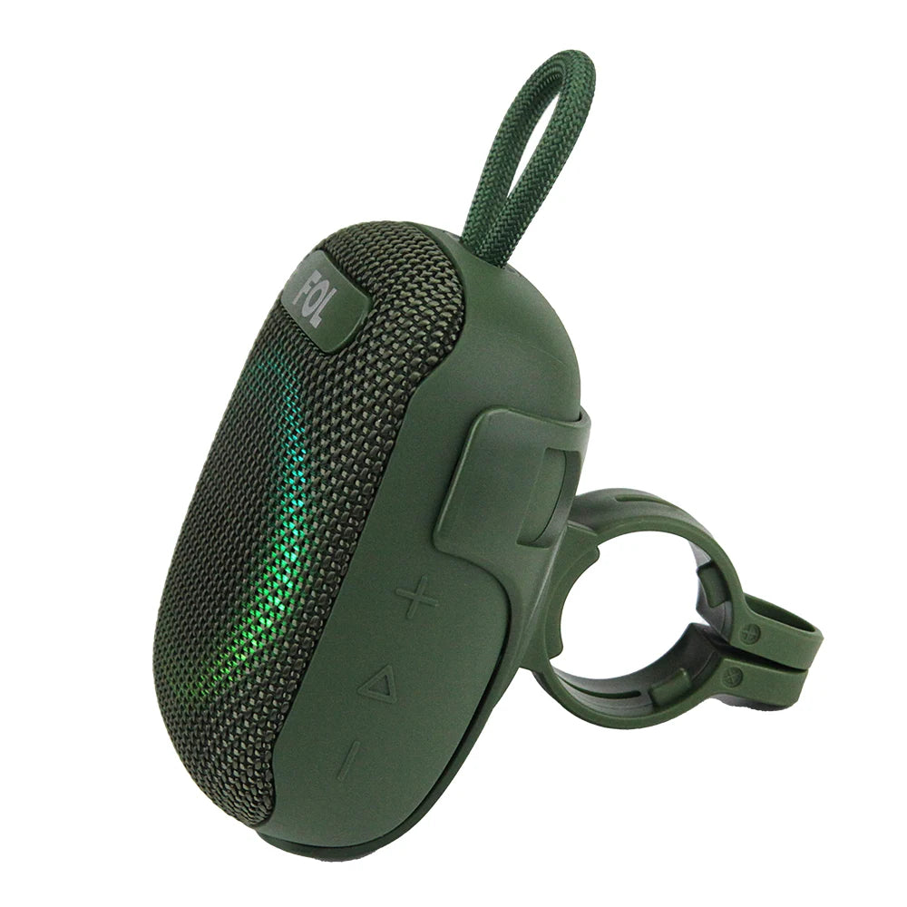 FS-S195 Bocina TWS para Bicicleta con Luz RGB y Protección IPX7