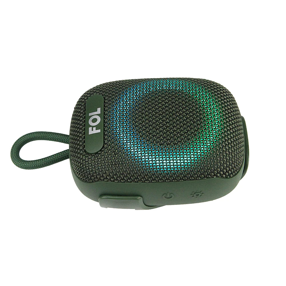 FS-S195 Bocina TWS para Bicicleta con Luz RGB y Protección IPX7
