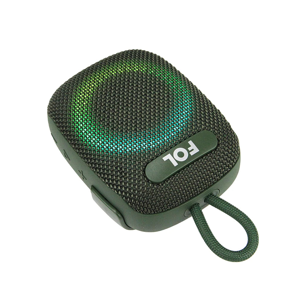 FS-S195 BOCINA TWS CON SOPORTE PARA BICICLETA Y LUZ RGB IPX7