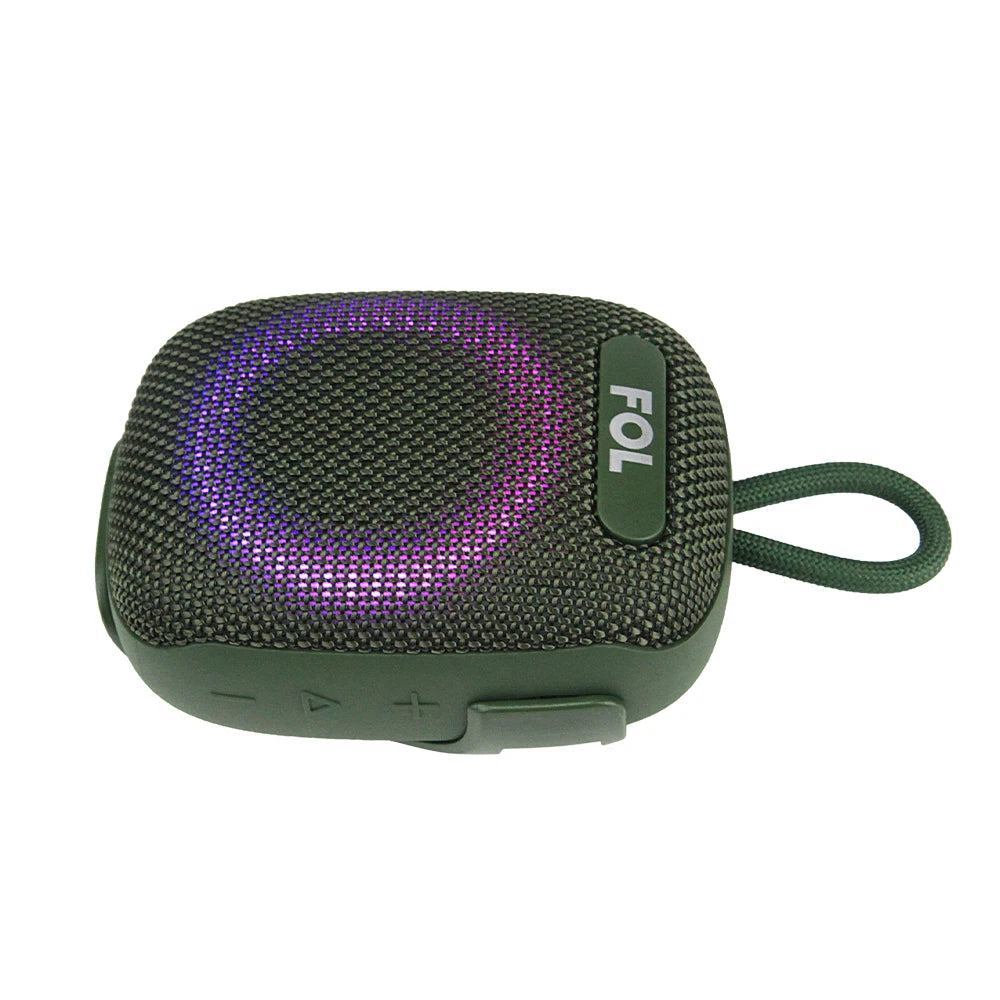 FS-S195 Bocina TWS para Bicicleta con Luz RGB y Protección IPX7