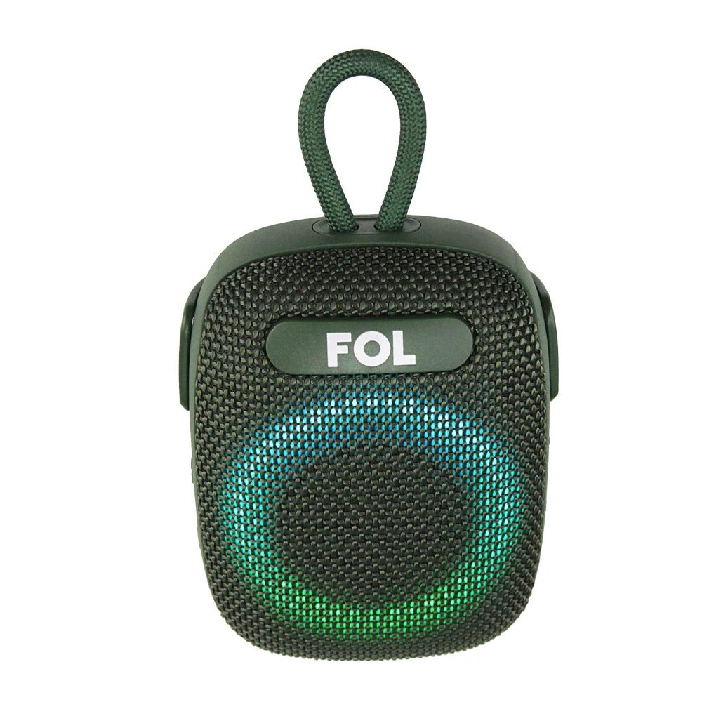 FS-S195 Bocina TWS para Bicicleta con Luz RGB y Protección IPX7