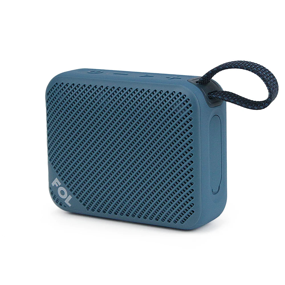 FS-S198 Bocina TWS Recargable Portátil con Luz RGB, Correa Integrada e IPX7