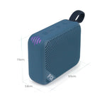 FS-S198 Bocina TWS Recargable Portátil con Luz RGB, Correa Integrada e IPX7