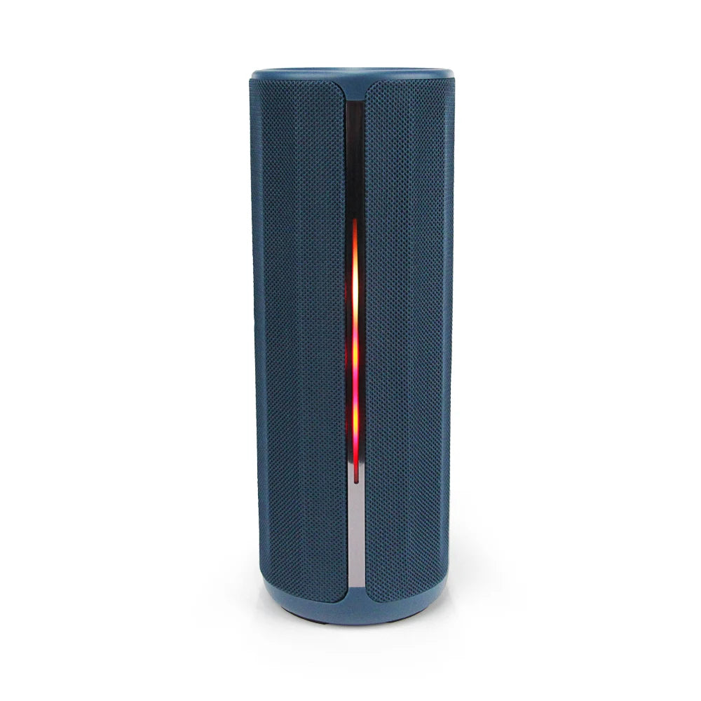 FOL FS-S224 Bocina Bluetooth TWS Recargable con Luz RGB, Línea Frontal y Correa Integrada