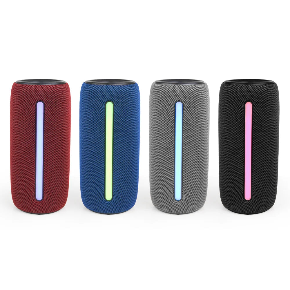 FOL FS-S225 Bocina Bluetooth TWS Recargable con Luz RGB, Manos Libres y Protección contra Salpicaduras