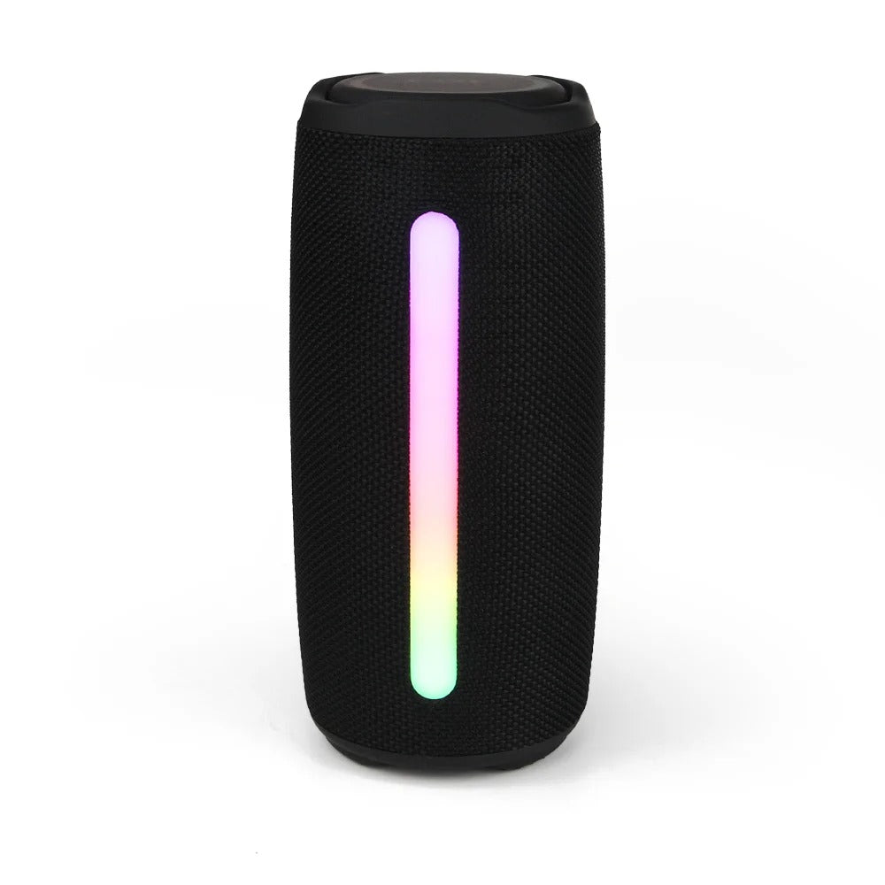 FOL FS-S226 Bocina Bluetooth TWS Recargable con Luz RGB, Manos Libres y Correa Integrada