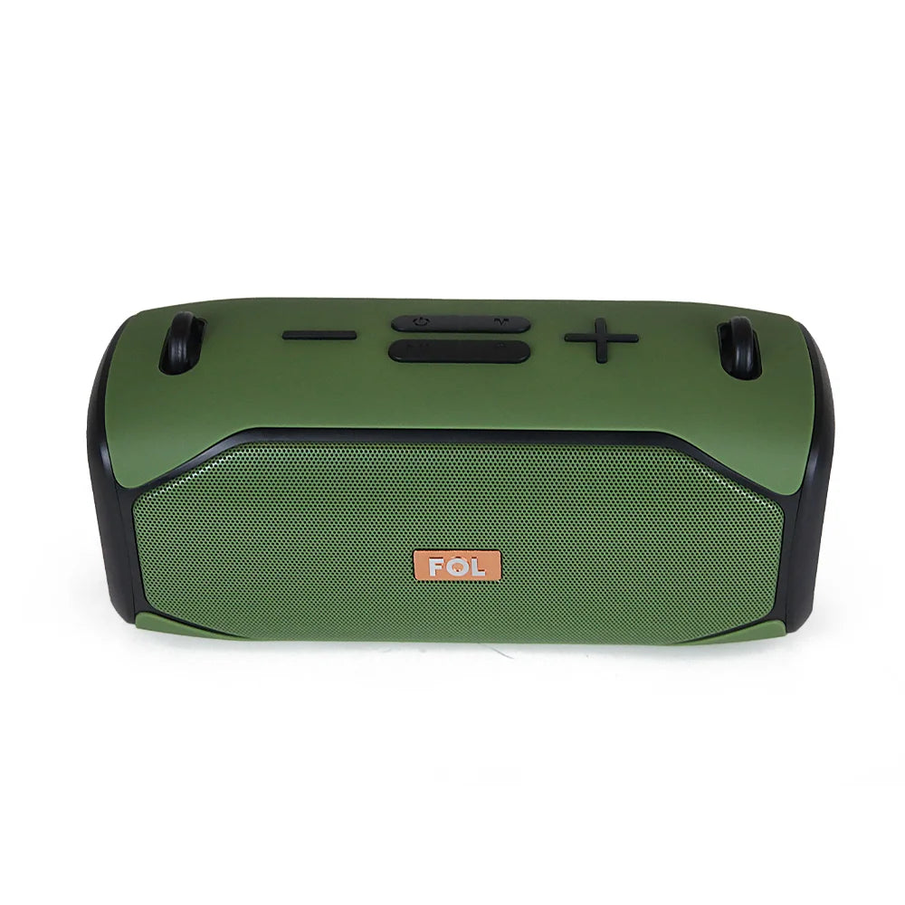 FOL FS-S227 Bocina Bluetooth Recargable de 20W con Luz RGB y Correa Desmontable