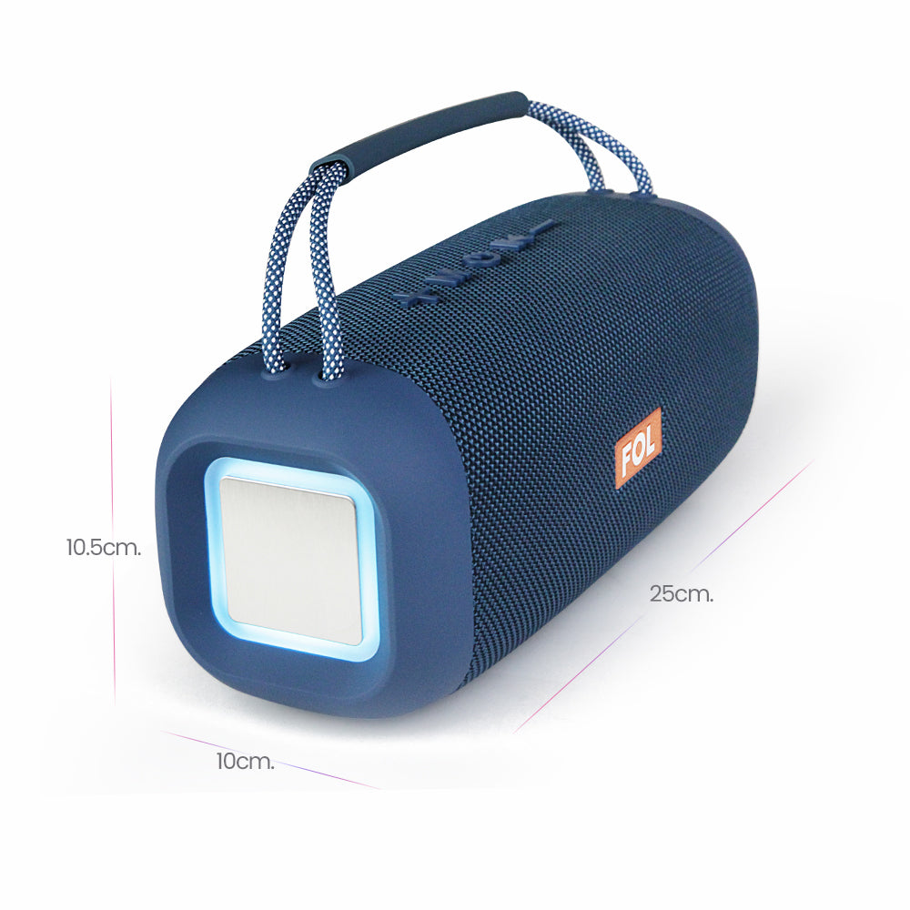 FS-S263 Bocina Bluetooth Recargable de 20W con Luz RGB y Correa Integrada