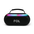 FS-S621 Bocina Bluetooth TWS Portátil de 16W con Luz RGB y Correa Integrada