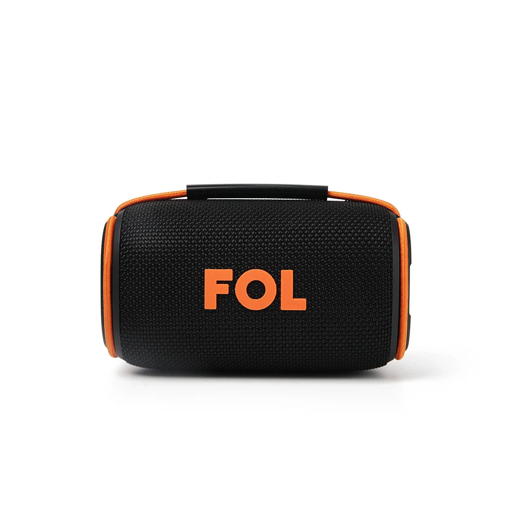 FS-S703 Bocina Bluetooth TWS Portátil de 12W con Luz RGB y Correa Elástica Integrada