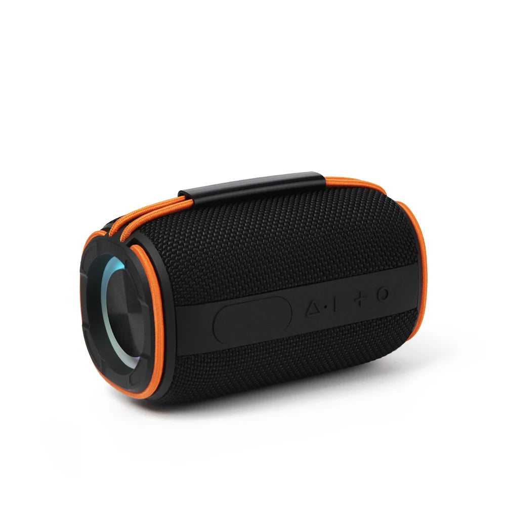 FS-S703 Bocina Bluetooth TWS Portátil de 12W con Luz RGB y Correa Elástica Integrada