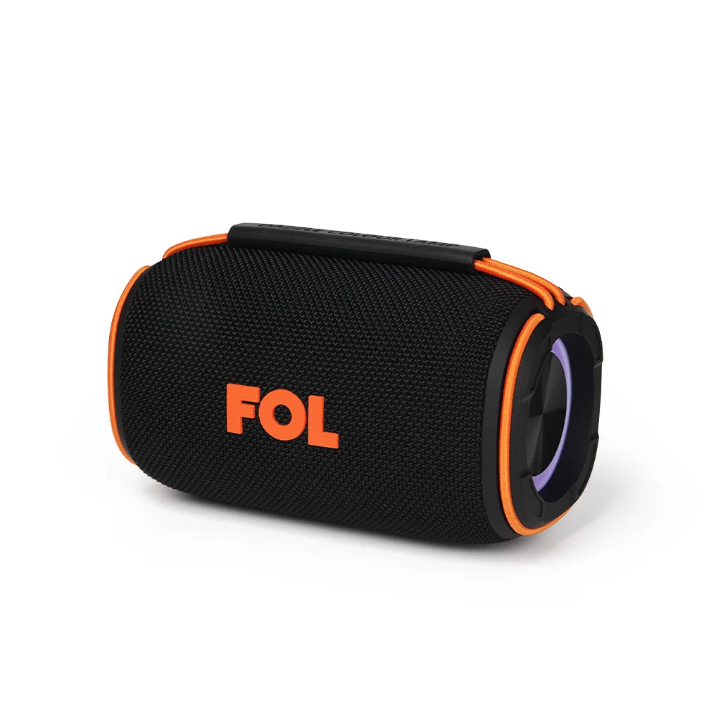 FS-S704 Bocina Bluetooth TWS Portátil de 20W con Luz RGB y Correa Elástica Integrada