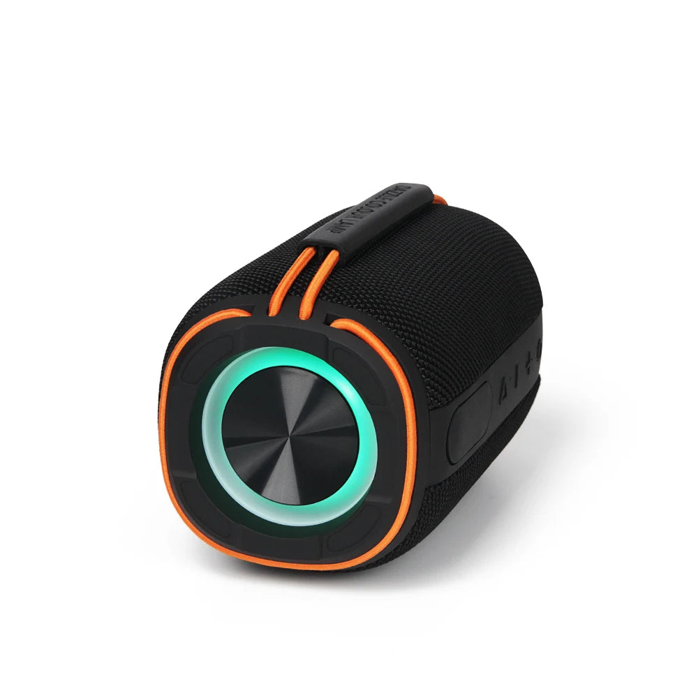 FS-S704 Bocina Bluetooth TWS Portátil de 20W con Luz RGB y Correa Elástica Integrada