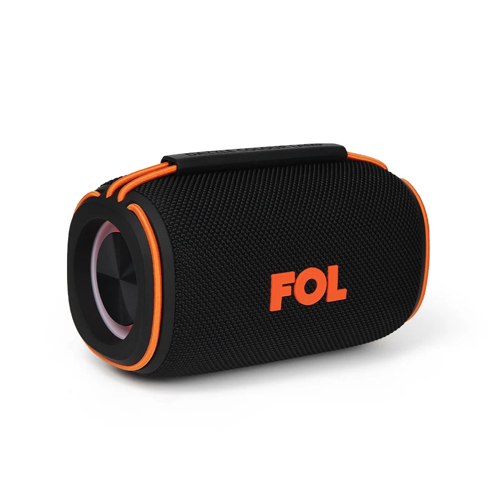 FS-S704 Bocina Bluetooth TWS Portátil de 20W con Luz RGB y Correa Elástica Integrada