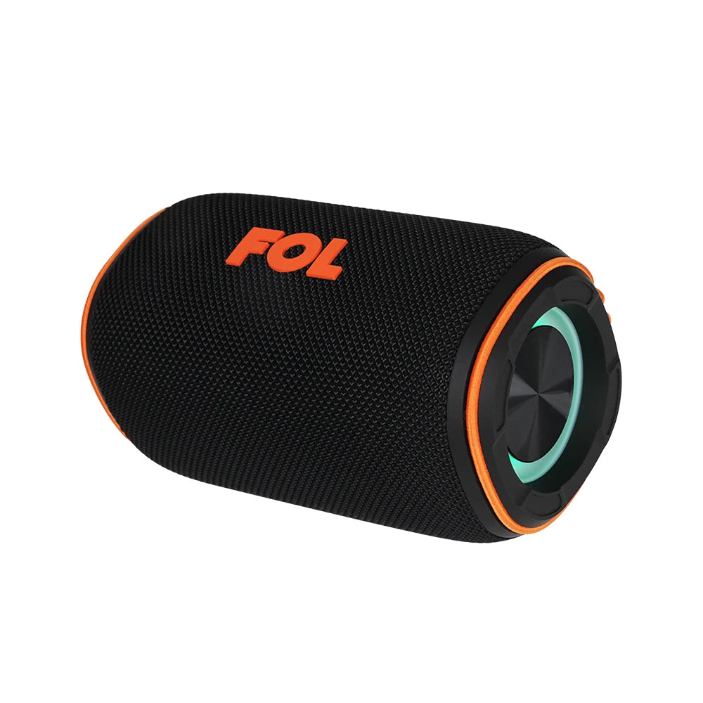 FS-S704 Bocina Bluetooth TWS Portátil de 20W con Luz RGB y Correa Elástica Integrada