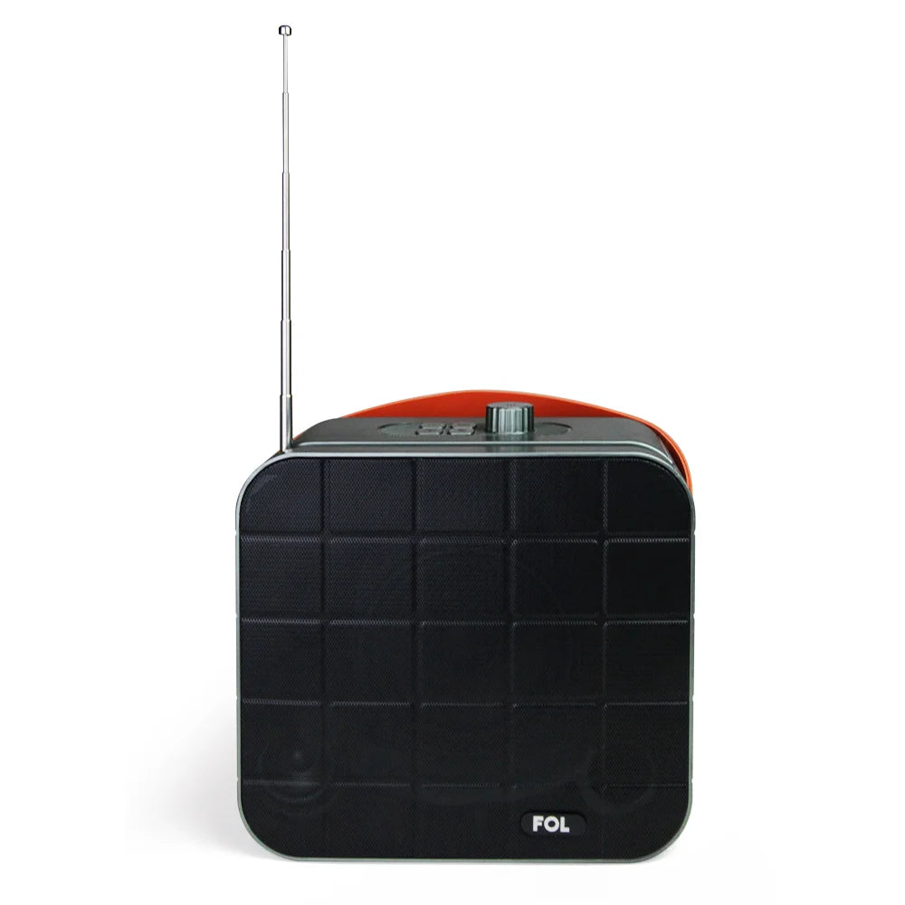FS-S719 Altavoz Bluetooth Portátil de 10W con Paneles Solares y Correa Desmontable