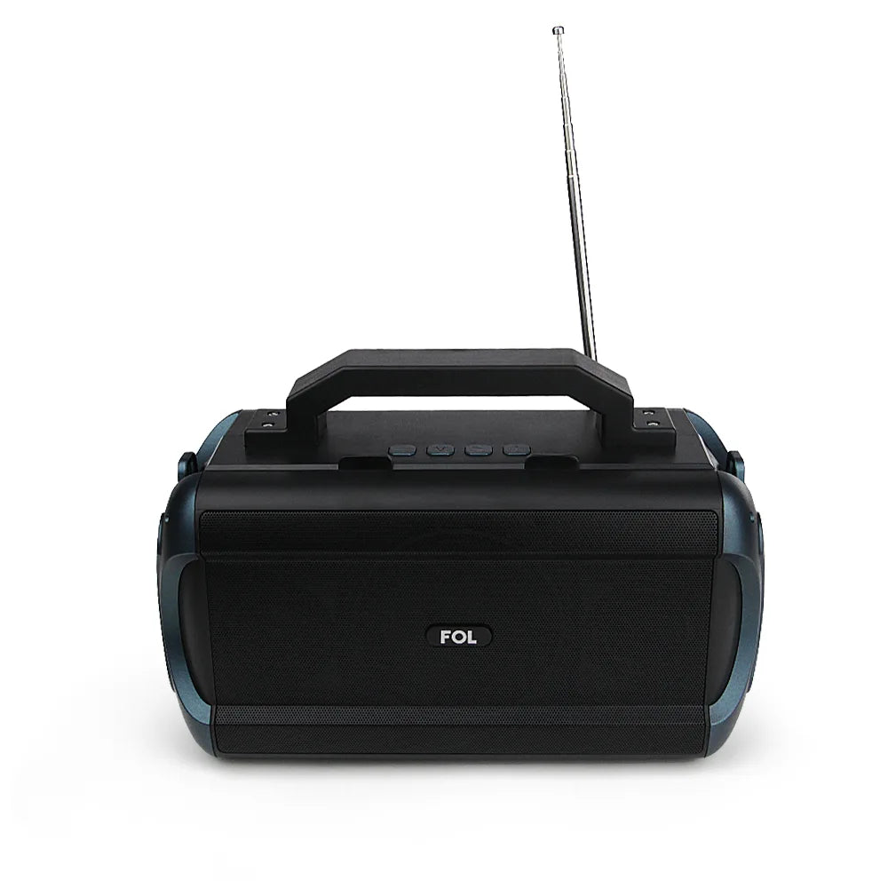 FS-S720 Bocina Bluetooth Recargable de 16W con Celdas Solares y Porta Celular