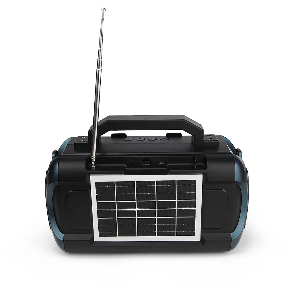 FS-S720 Bocina Bluetooth Recargable de 16W con Celdas Solares y Porta Celular