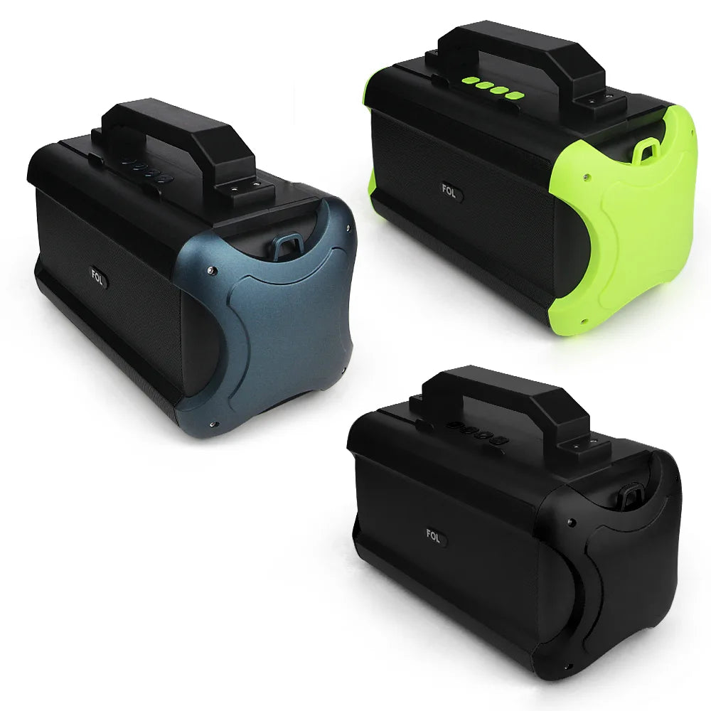 FS-S720 Bocina Bluetooth Recargable de 16W con Celdas Solares y Porta Celular