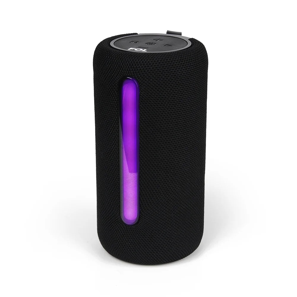 FS-S819 Bocina Bluetooth TWS Recargable de 10W con Luz RGB