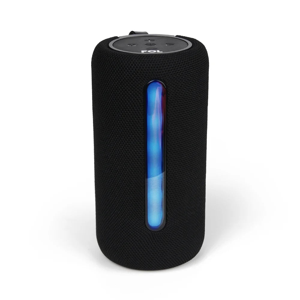 FS-S819 Bocina Bluetooth TWS Recargable de 10W con Luz RGB