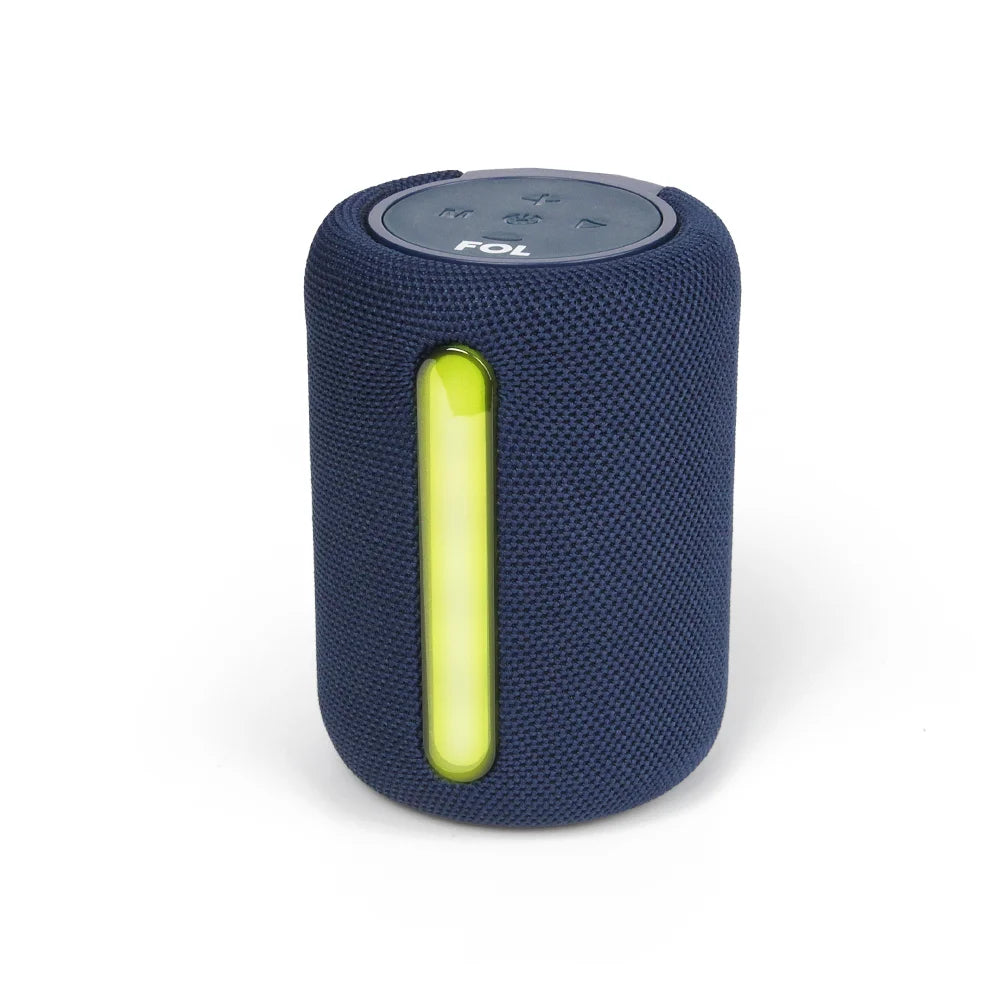 FS-S820 Bocina Bluetooth TWS Recargable de 5W con Luz RGB y Batería 18650
