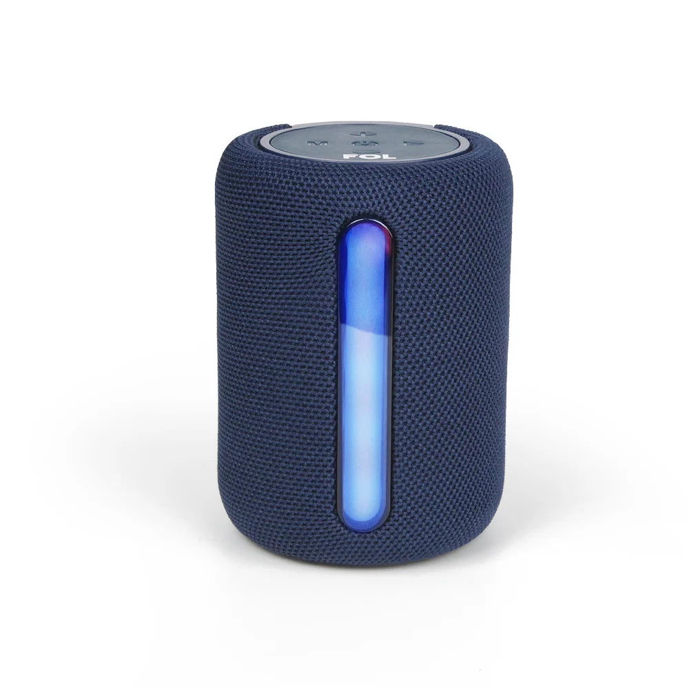 FS-S820 Bocina Bluetooth TWS Recargable de 5W con Luz RGB y Batería 18650