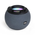 FS-S985 Bocina Bluetooth TWS Recargable de 10W con Manos Libres, Luz RGB y Correa de Cuero