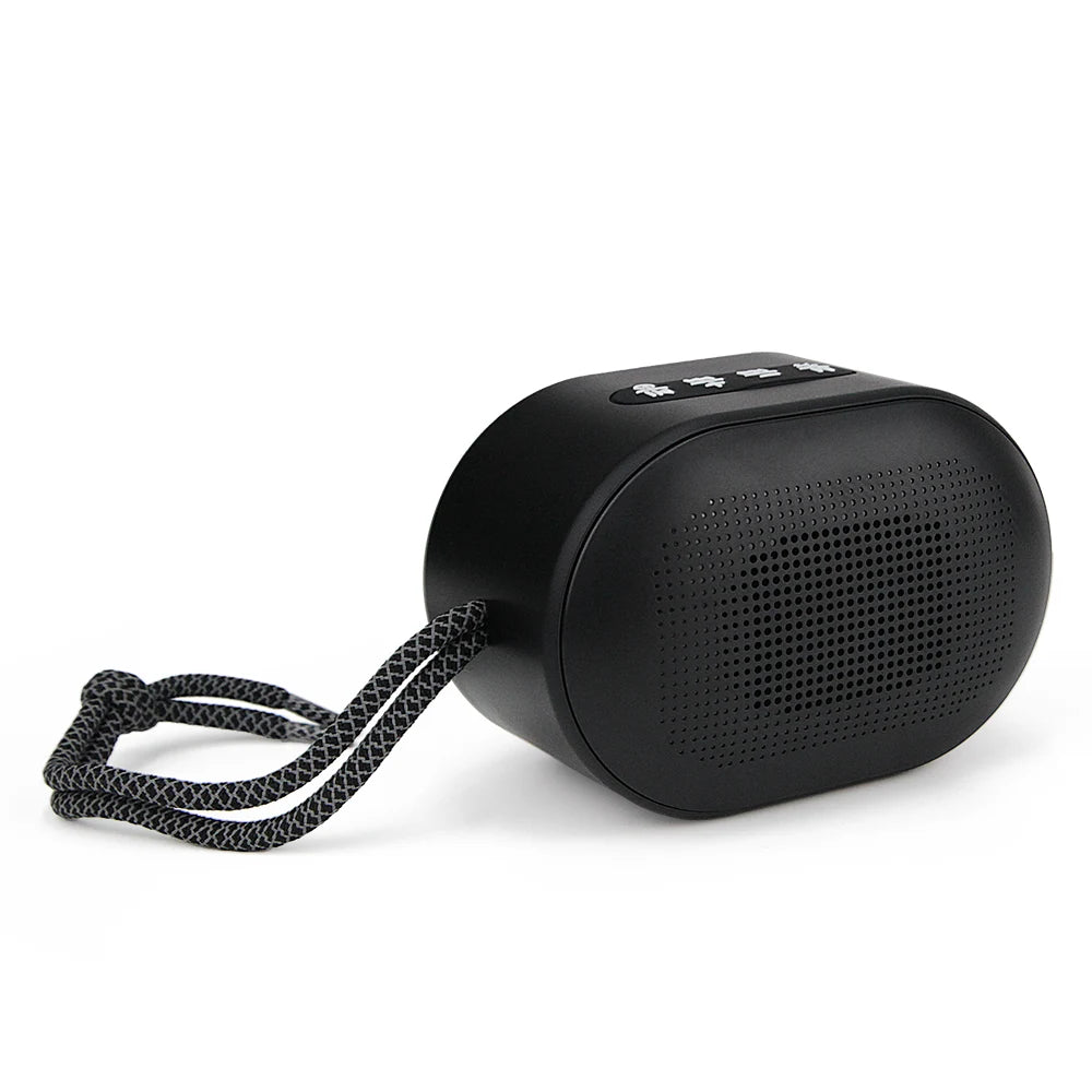 FS-SP06 Mini Bocina Bluetooth TWS Recargable de 5W con Luz RGB y Correa Reflectante