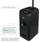FS-T109 Torre de Audio con Subwoofer, Micrófono Inalámbrico y Entrada para Guitarra