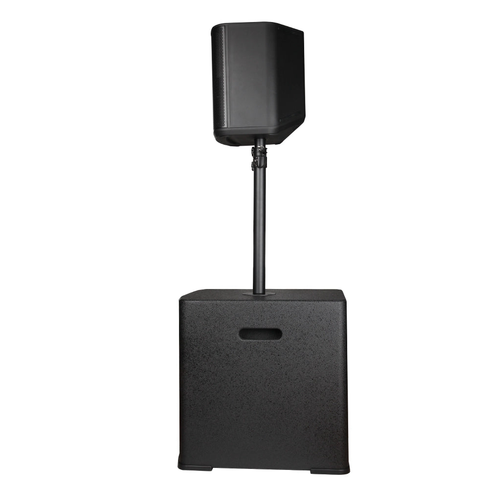 FS-T700 Torre de Sonido Recargable con 2 Micrófonos Inalámbricos y Entradas XLR/TRS