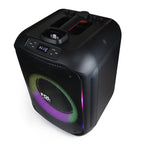 FS-T868 Torre de Sonido Portátil Recargable con Micrófono Inalámbrico y Luz RGB