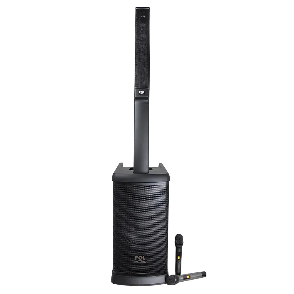 FS-T888 Torre de Sonido TWS de 420W con 2 Micrófonos Inalámbricos y Función Karaoke