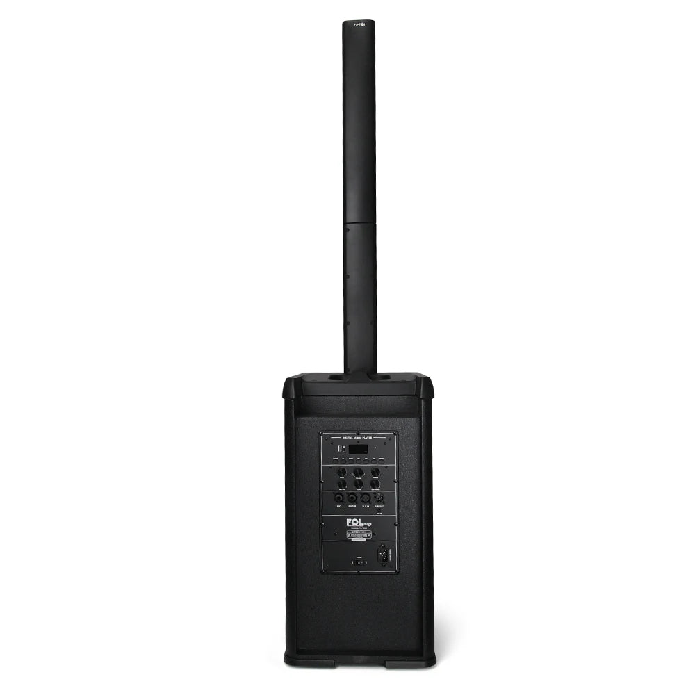 FS-T898 Torre de Sonido PRO Recargable con 2 Micrófonos Inalámbricos