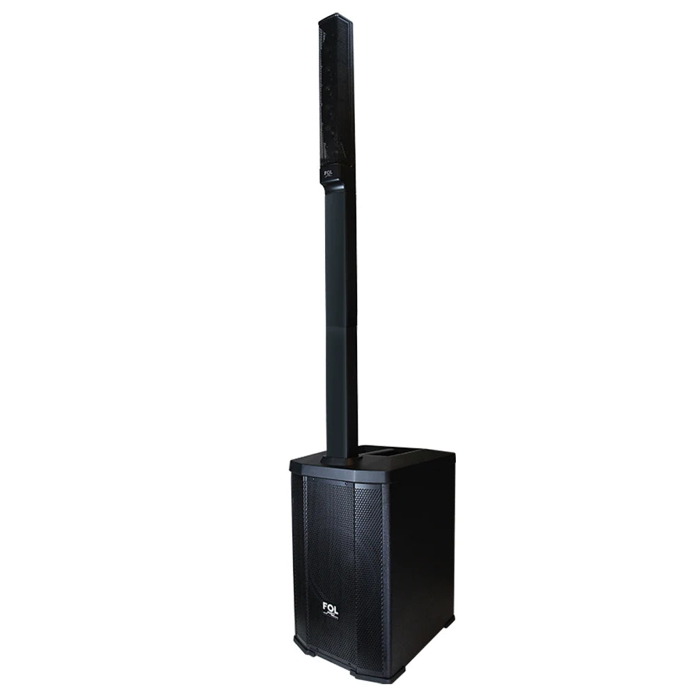 FS-T900 Torre de Sonido TWS 600W con Subwoofer de 12" y 2 Micrófonos Inalámbricos