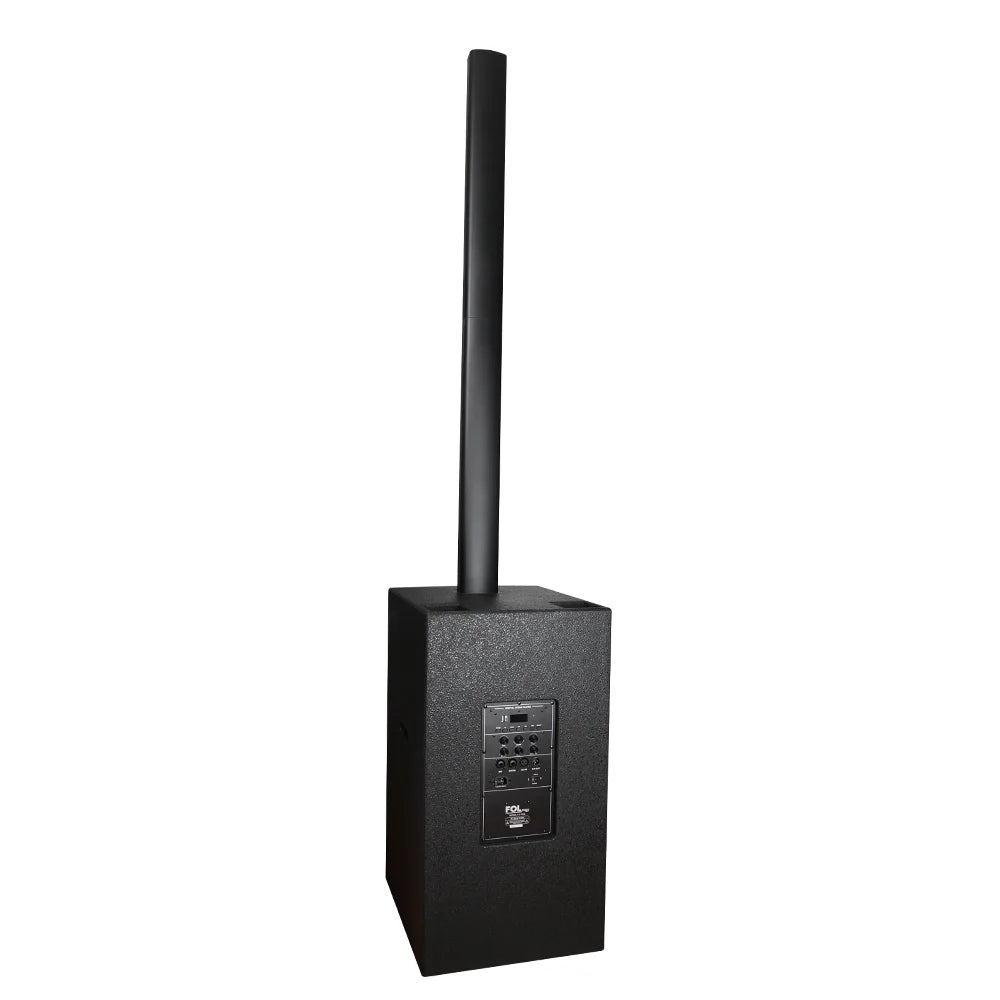 FS-T939 Torre de Sonido TWS de 600W con 2 Micrófonos Inalámbricos y Entradas XLR