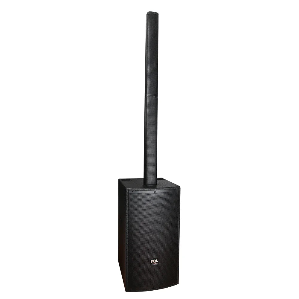 FS-T939 Torre de Sonido TWS de 600W con 2 Micrófonos Inalámbricos y Entradas XLR