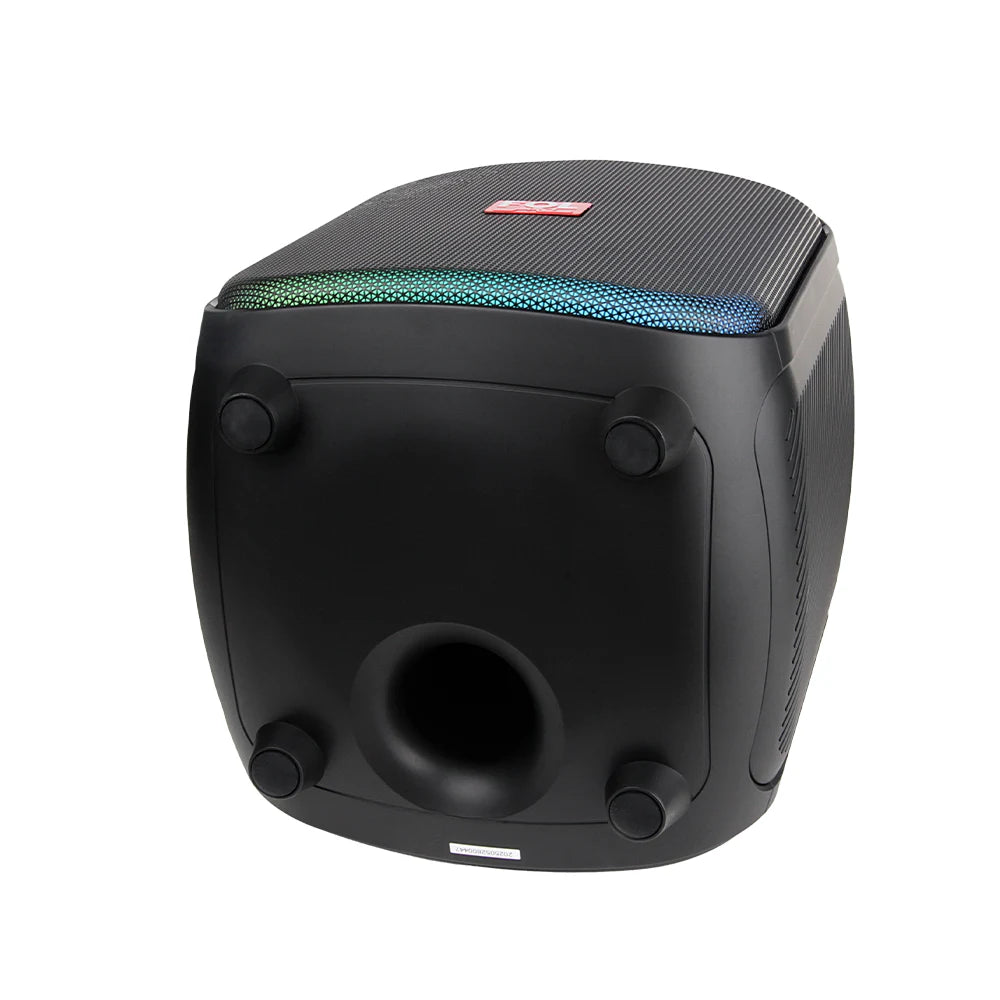 FS-L1106 Bocina TWS Recargable Portátil con Super Bass, Luz RGB y Agarradera Integrada