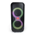 FOL FS-L2206 Doble 6.5''Bocina TWS Recargable de 60W con Micrófono Inalámbrico y Luz RGB