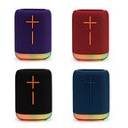 FS-S122 Bocina Bluetooth TWS Recargable Portátil con Luz RGB y Correa Integrada