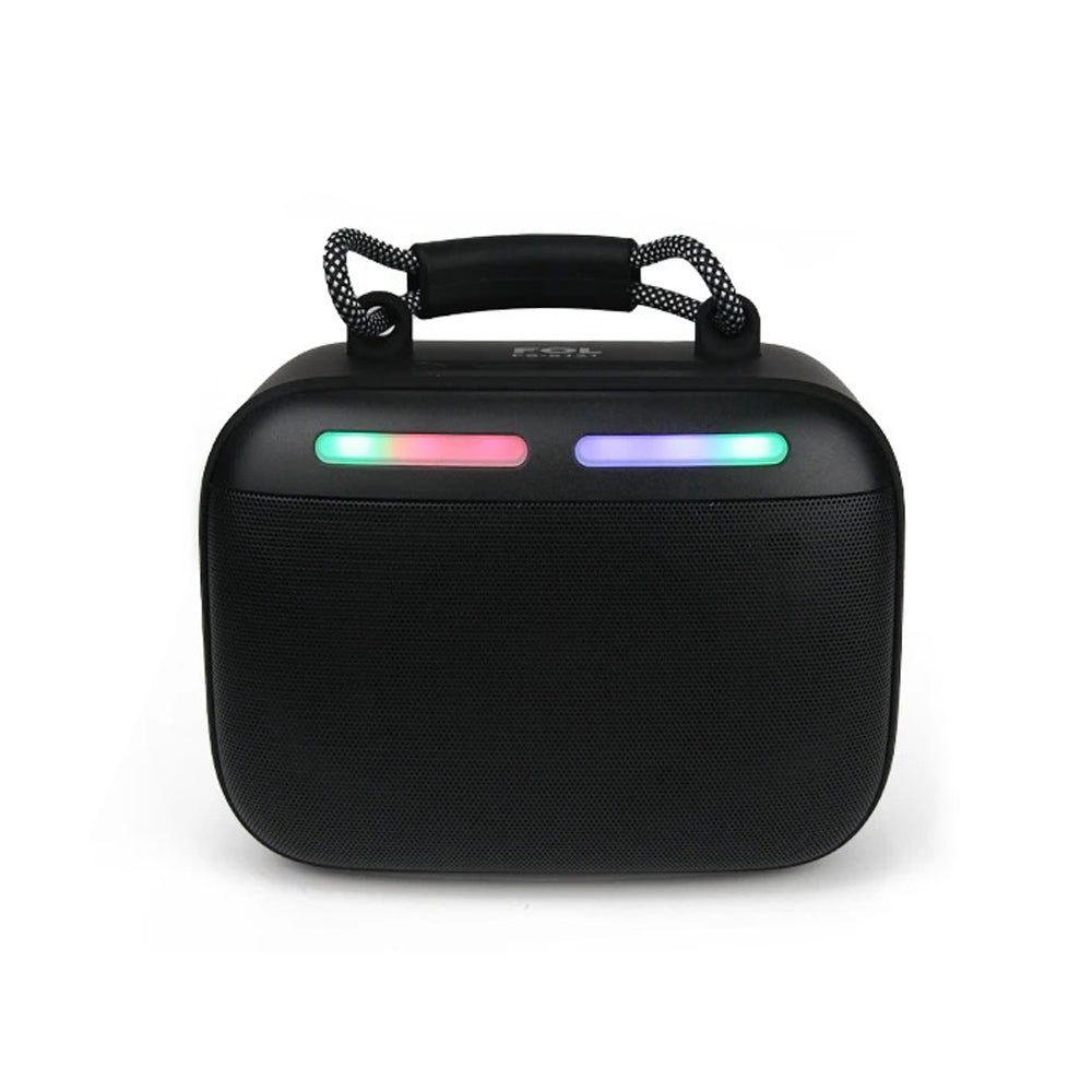 FS-S121 Bocina TWS Recargable de 10W con Luz RGB y Correa Integrada